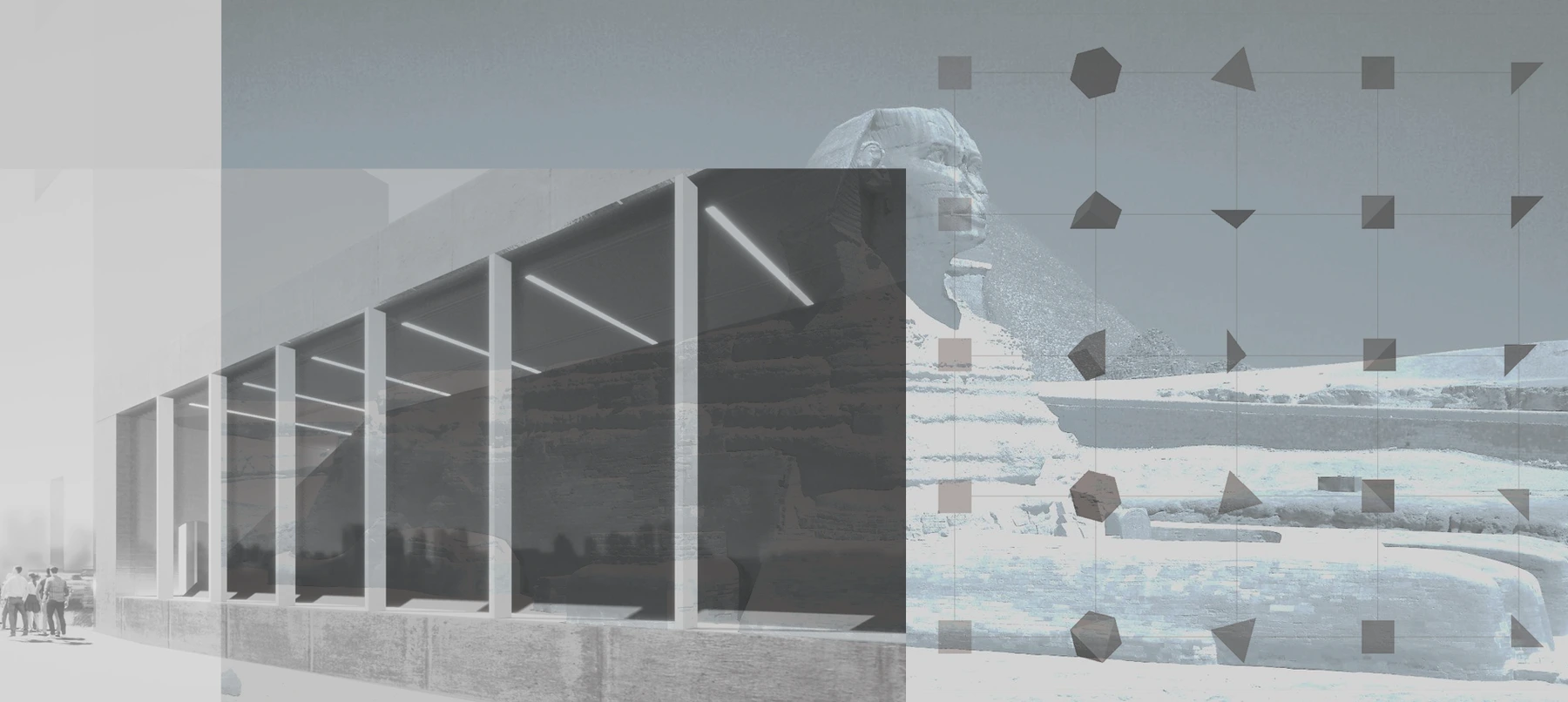 Exhibition concept: architecture, memory and geometry