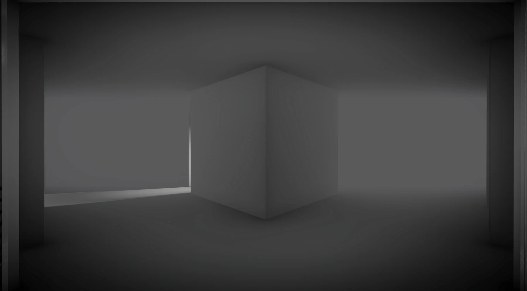 An enclosed space and its opening to the outside